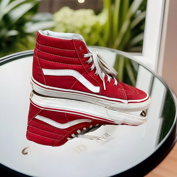 Vans Original Sk8 Hi / High Top Shoes - Picante - Picture 5 of 9